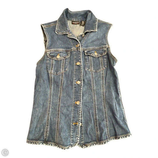 Vest Other By Chicos In Blue, Size: S