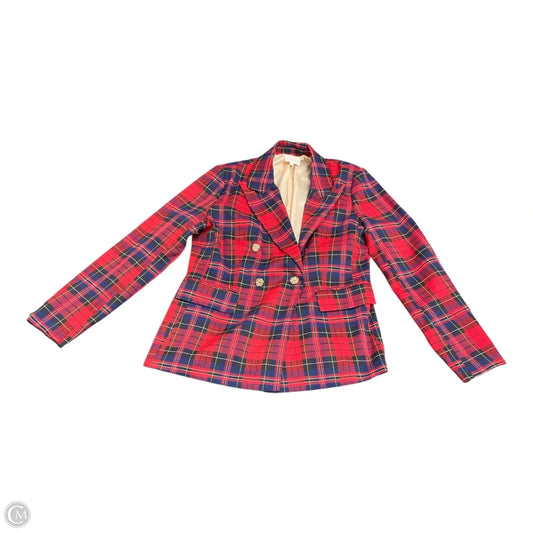 Blazer By Entro In Blue & Red, Size: M