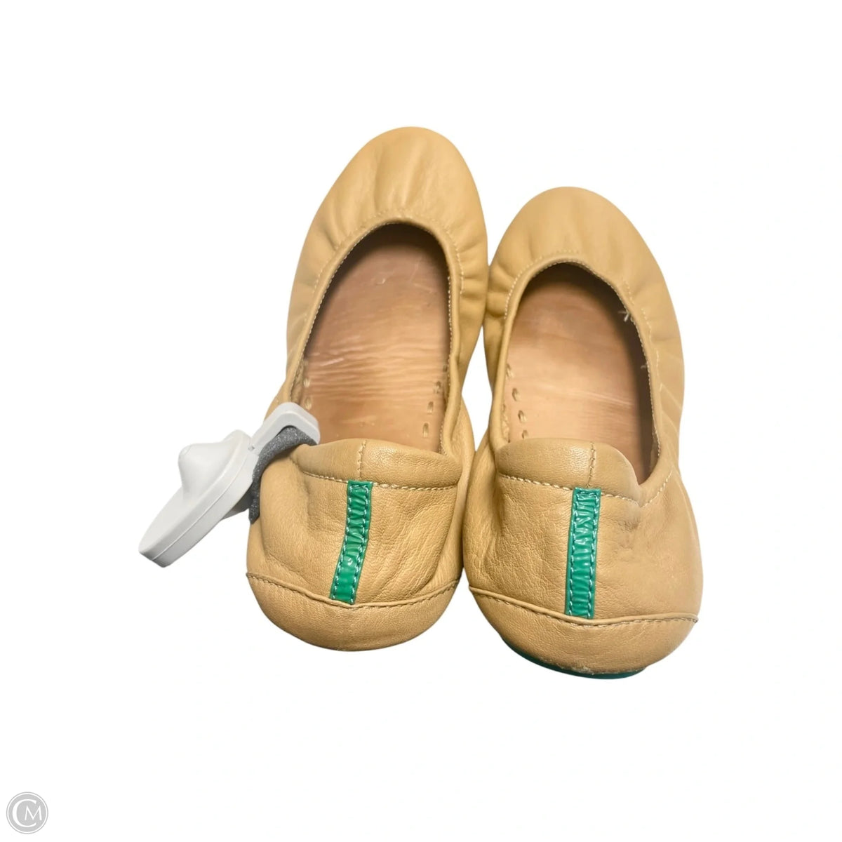 Shoes Designer By Tieks In Tan, Size: 7