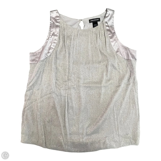 Top Sleeveless By Ashley Stewart In Grey, Size: 14