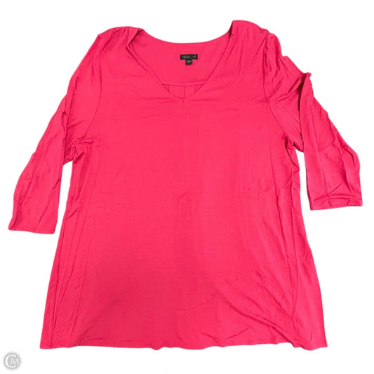Tunic Long Sleeve By J. Jill In Pink, Size: Xl