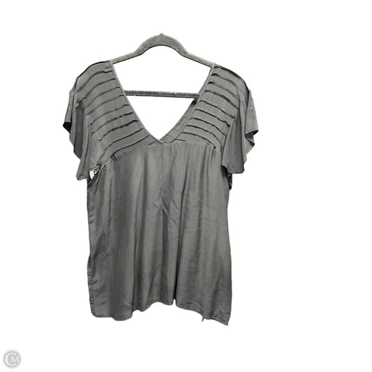 Top Short Sleeve By Massimo Dutti In Black, Size: L