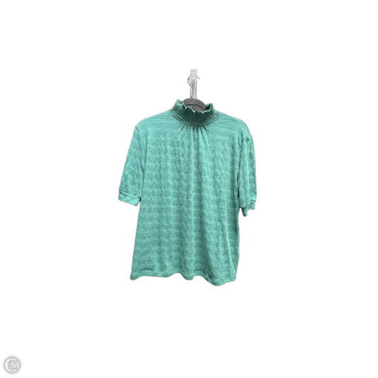 Top Long Sleeve By W5 In Green, Size: L