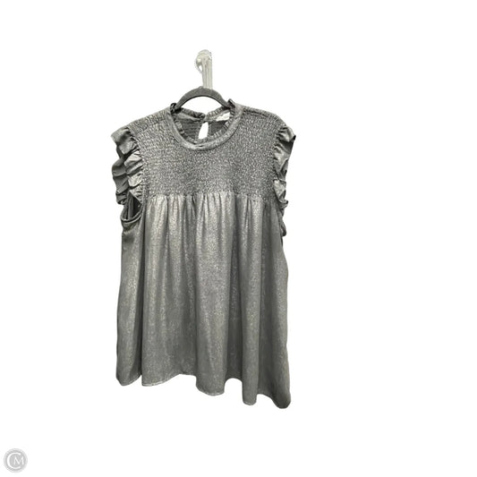 Top Short Sleeve By Thml In Black, Size: L