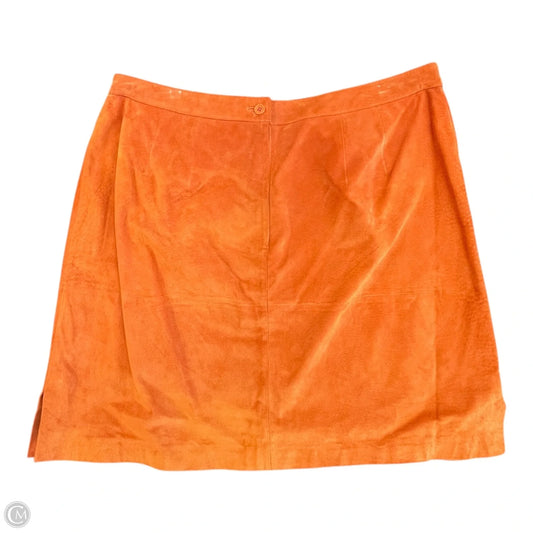 Skirt Midi By Venezia In Orange, Size: 16