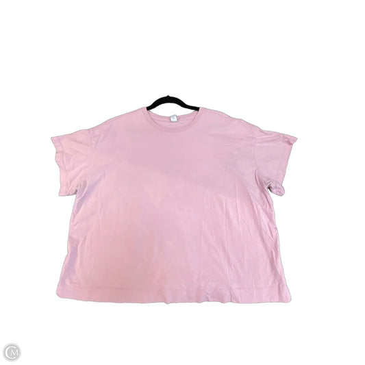 Top Short Sleeve By Old Navy In Pink, Size: Xxl