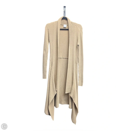 Sweater Cardigan By Cabi In Tan, Size: M