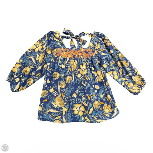 Top Long Sleeve By Savanna Jane In Multi-colored, Size: S