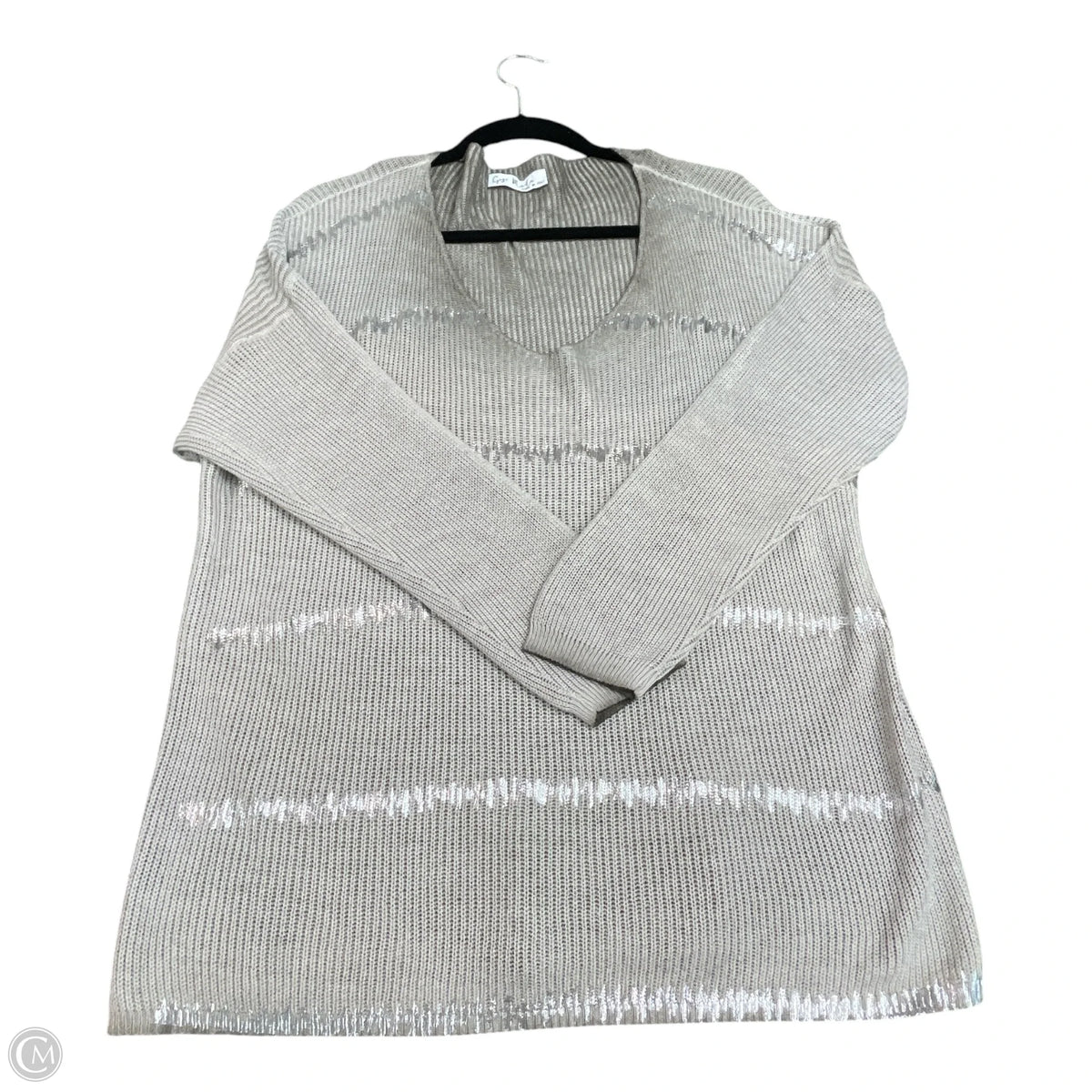 Sweater By Gigi Moda In Grey, Size: S