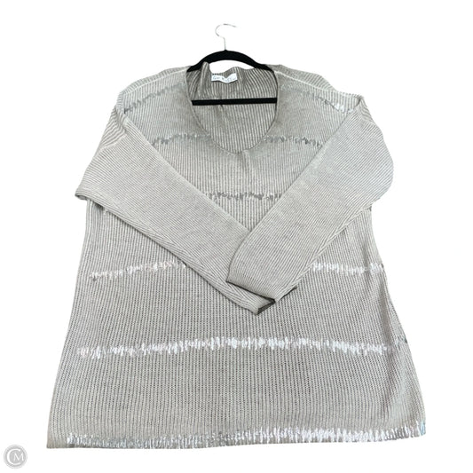 Sweater By Gigi Moda In Grey, Size: S