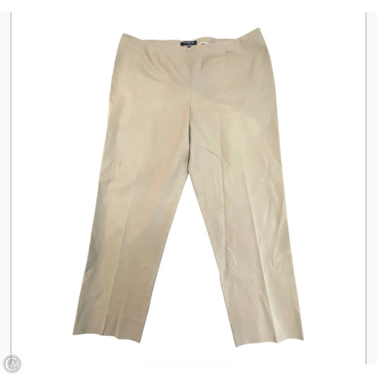 Pants Designer By Lafayette 148 In Tan, Size: 14