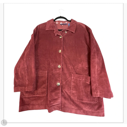 Jacket Other By Isaac Mizrahi Live Qvc In Red, Size: Xl