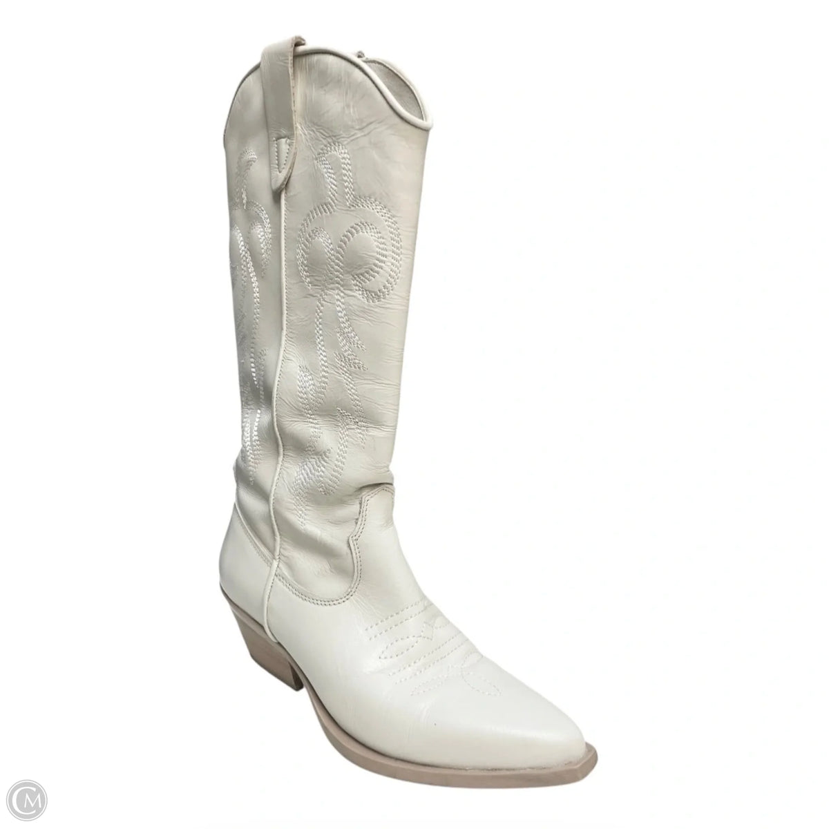 Boots Western By Steve Madden In White, Size: 8
