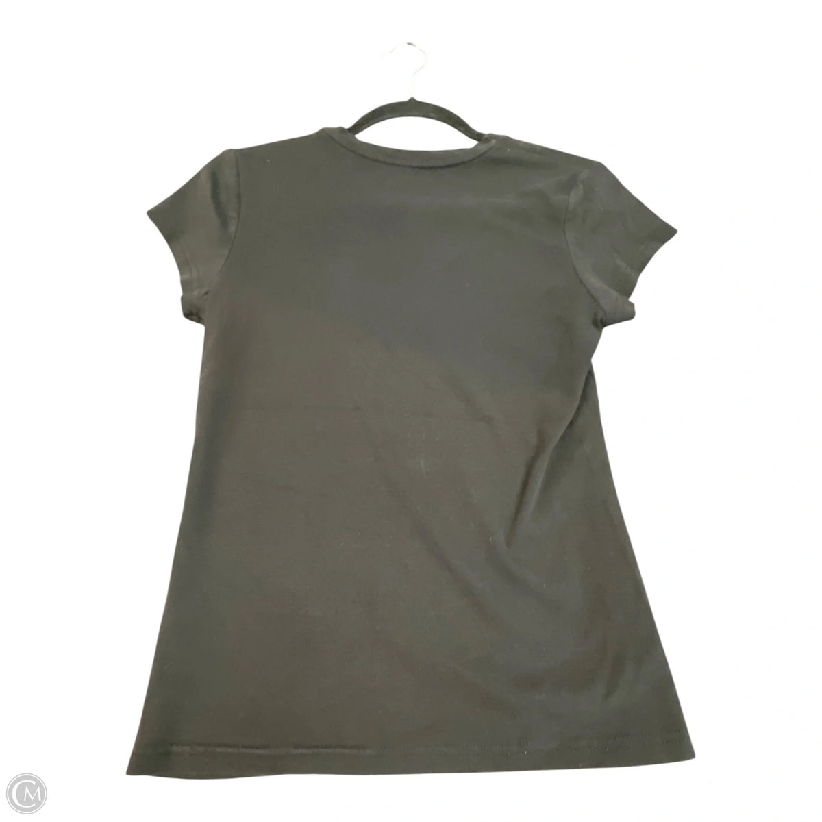 Top Short Sleeve Basic By Faded Glory In Black, Size: S
