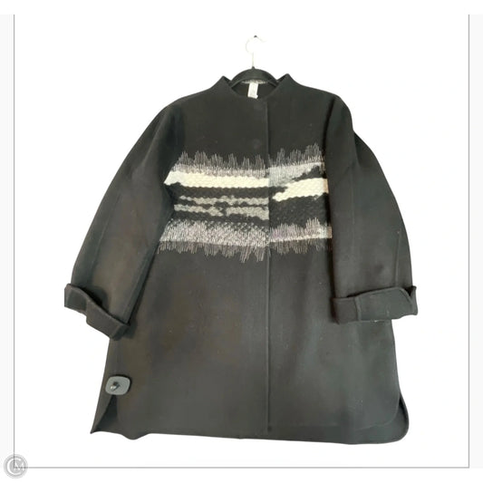 Coat Other By Clothes Mentor In Black & White, Size: L