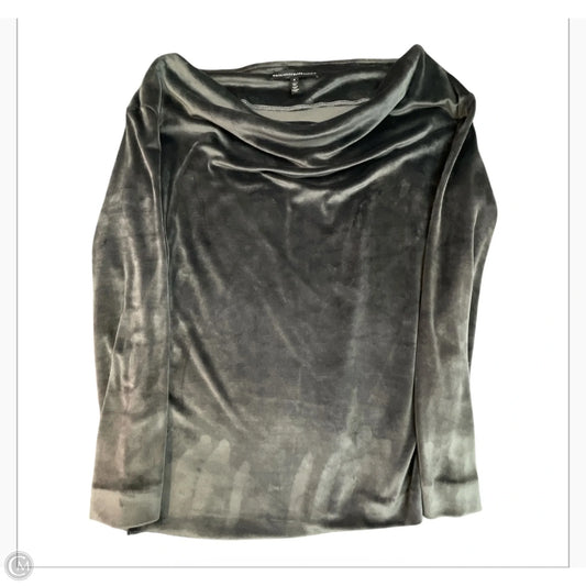 Top Long Sleeve By White House Black Market In Grey, Size: S