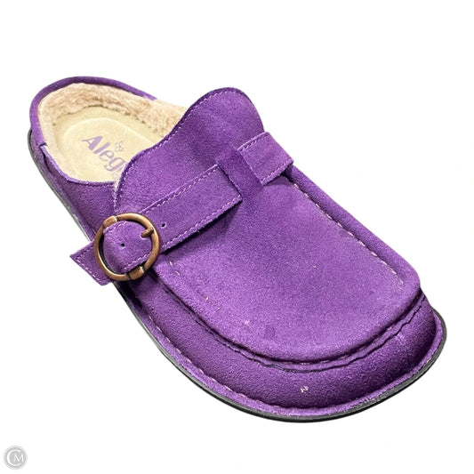 Slippers By Alegria In Purple, Size: 7.5