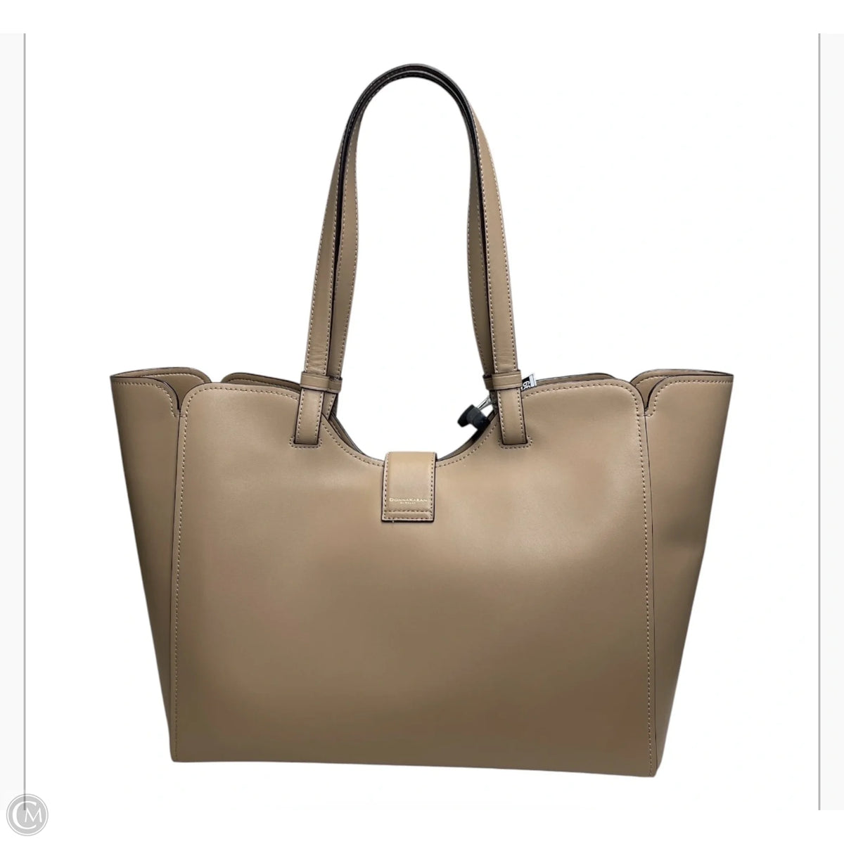 Tote Leather By Donna Karan, Size: Large