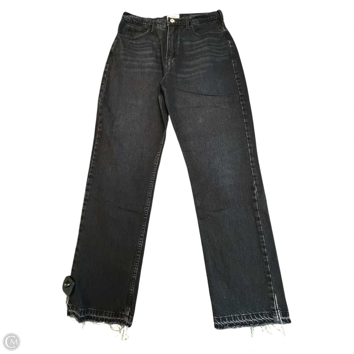 Jeans Straight By Frame In Black, Size: 8