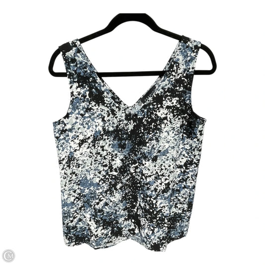 Top Sleeveless By Premise In Black & Blue, Size: Xs