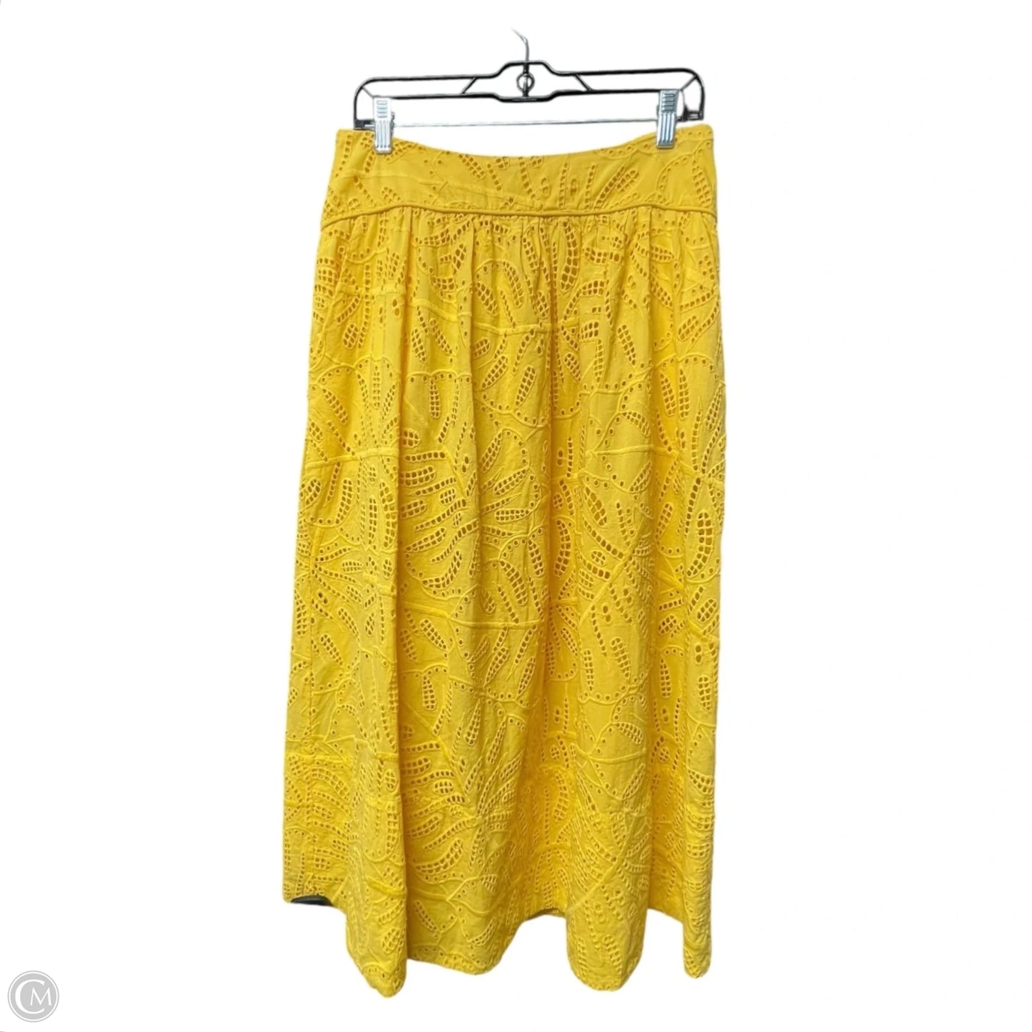 Skirt Designer By Farm Rio In Yellow, Size: M
