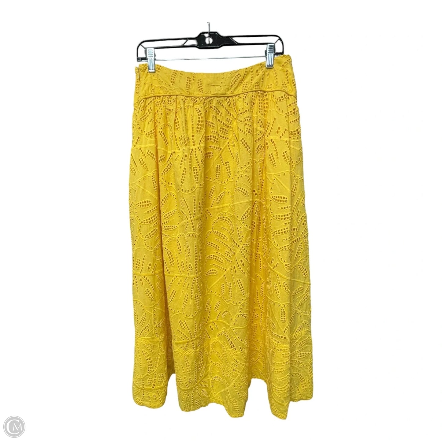 Skirt Designer By Farm Rio In Yellow, Size: M