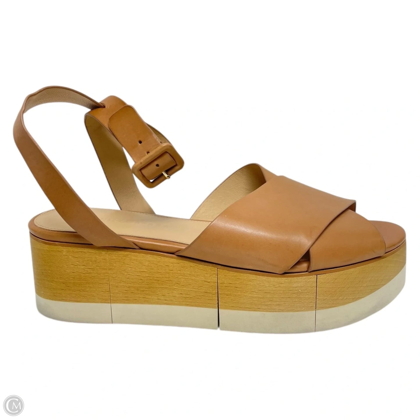 Sandals Designer By Veronica Beard In Tan, Size: 10