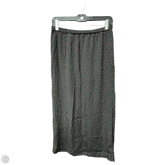 Skirt Maxi By H&m In Black & Red, Size: S
