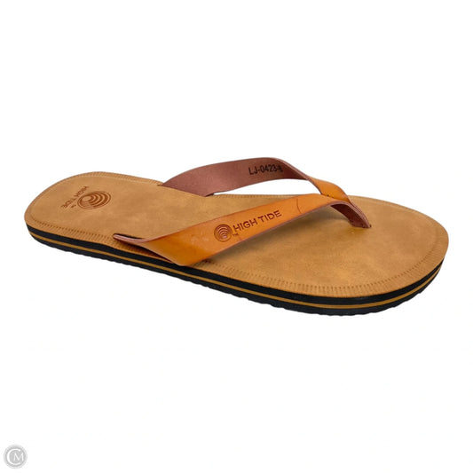 Sandals Flats By High Tide In Brown, Size: 8