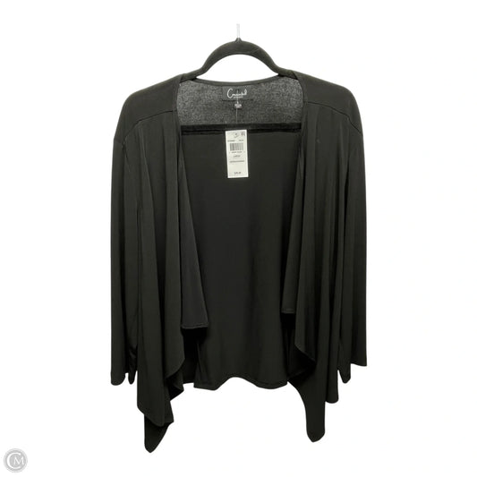 Cardigan By Connected Apparel In Black, Size: L