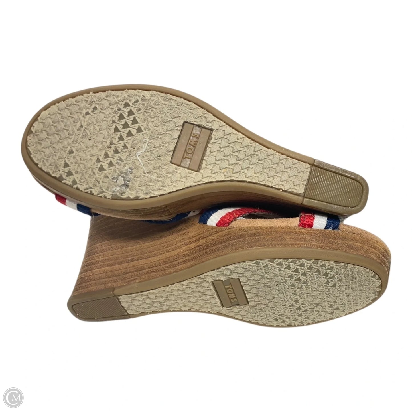 Sandals Heels Wedge By Tommy Hilfiger In Tan, Size: 9