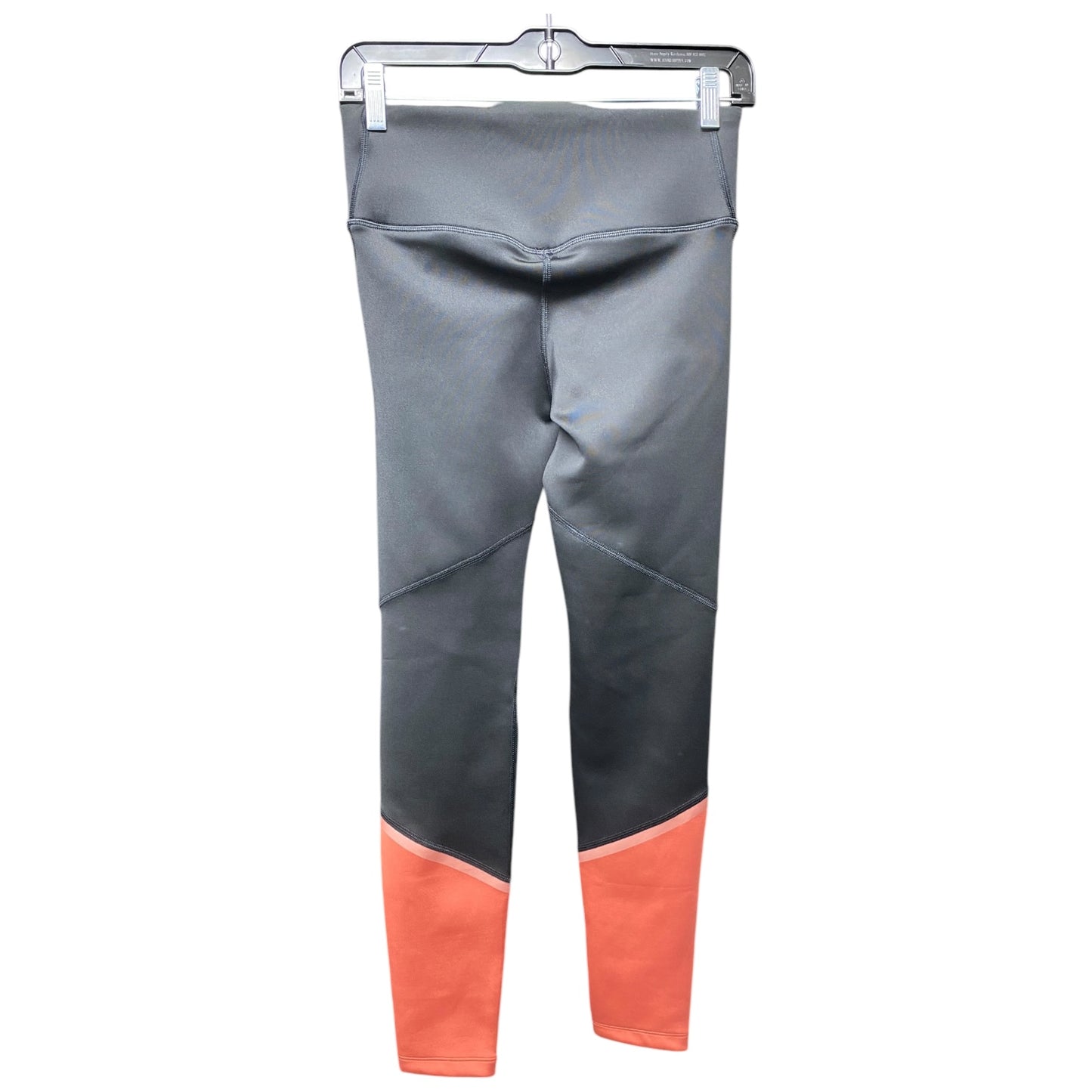 Athletic Leggings By Under Armour In Black & Orange, Size: S