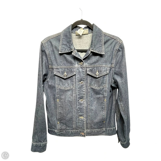 Jacket Denim By Jones Wear In Blue, Size: 6