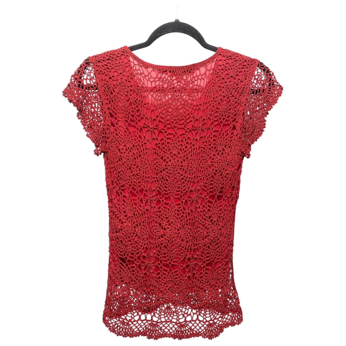 Top Short Sleeve By Clothes Mentor In Red, Size: S