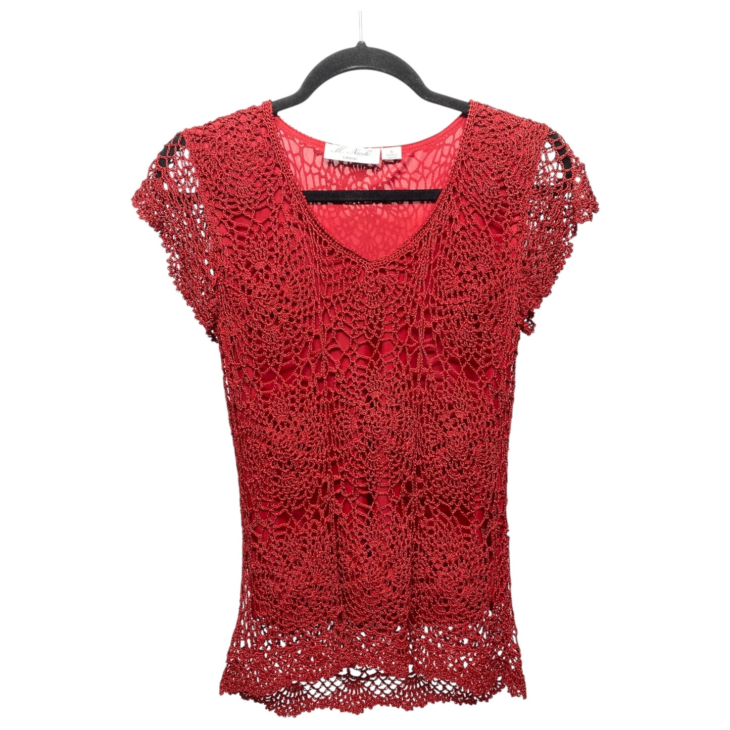 Top Short Sleeve By Clothes Mentor In Red, Size: S