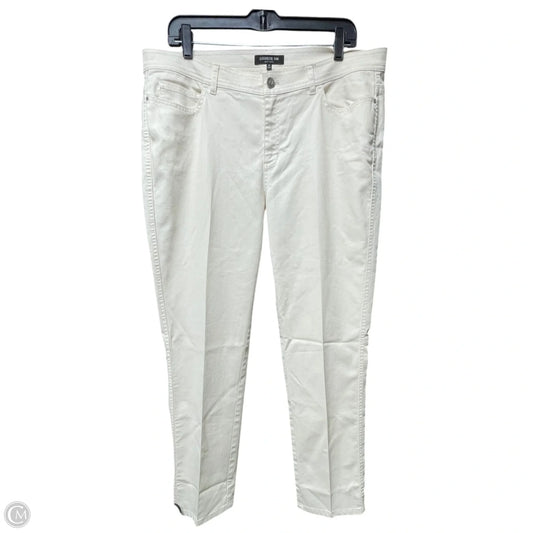 Pants Designer By Lafayette 148 In Cream, Size: 14
