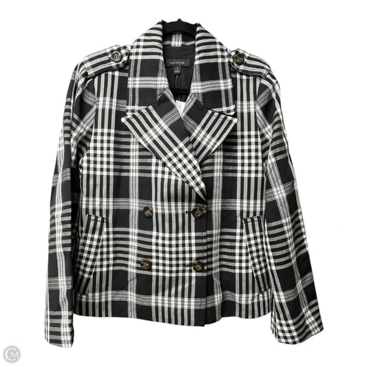 Blazer By Ann Taylor In Black & White, Size: M