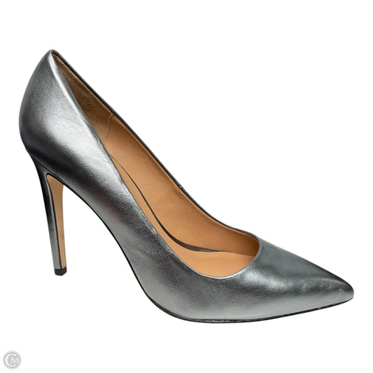Shoes Heels Stiletto By Halston Heritage In Silver, Size: 7