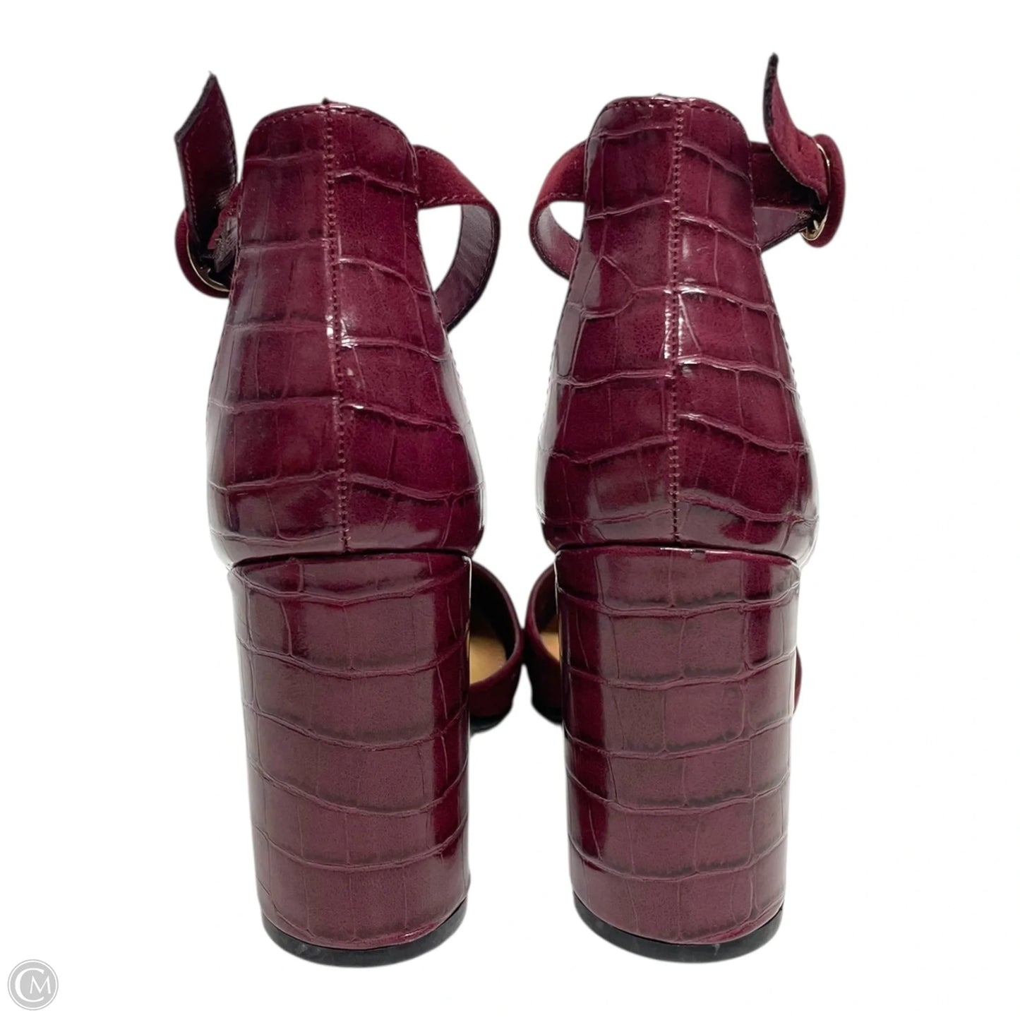 Shoes Heels Block By Lc Lauren Conrad In Maroon, Size: 7
