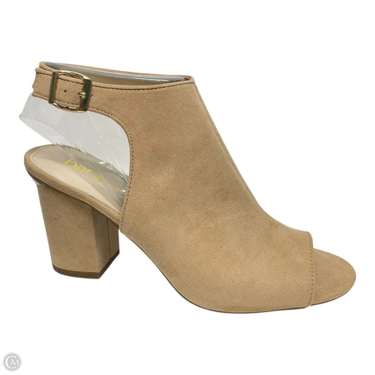Shoes Heels Block By Bar Iii In Tan, Size: 9.5