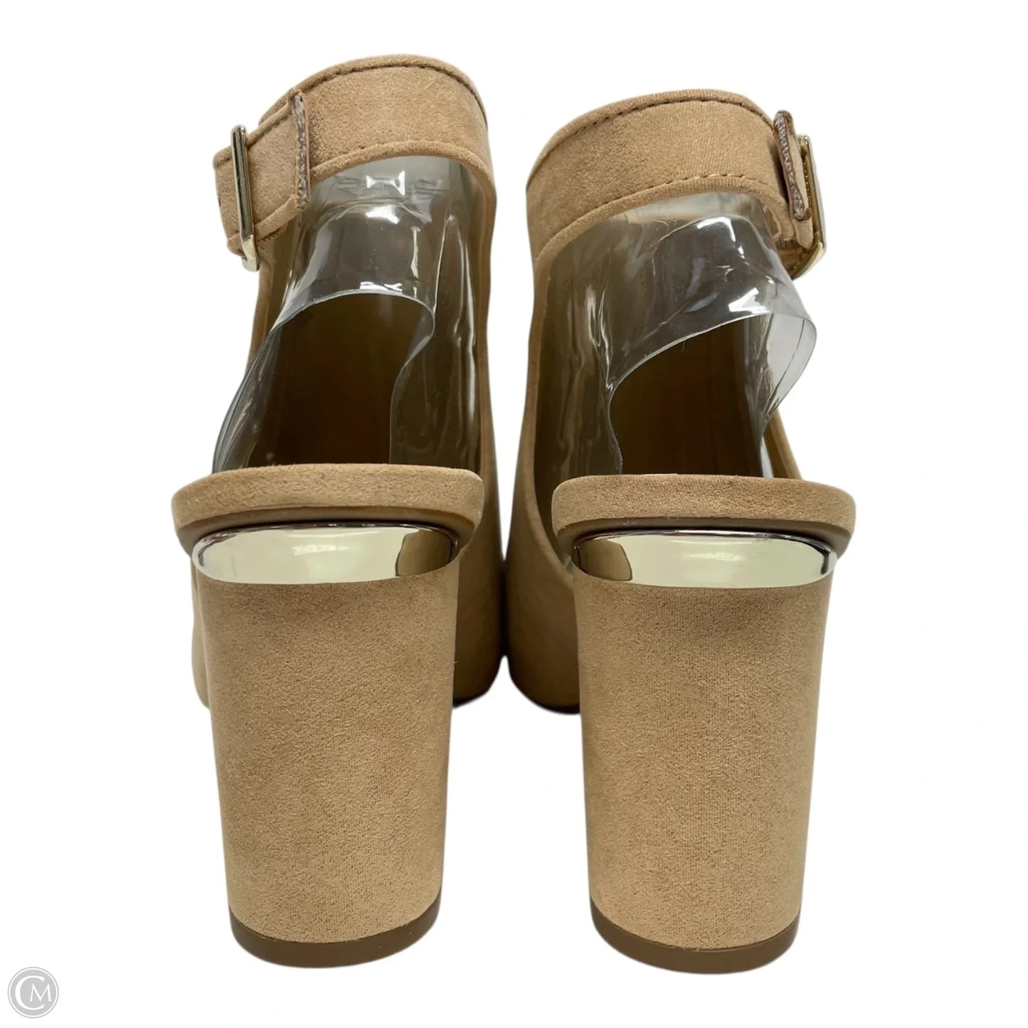 Shoes Heels Block By Bar Iii In Tan, Size: 9.5