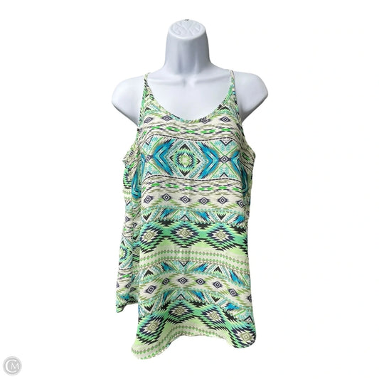 Top Sleeveless By A Byer In Blue & Green, Size: M