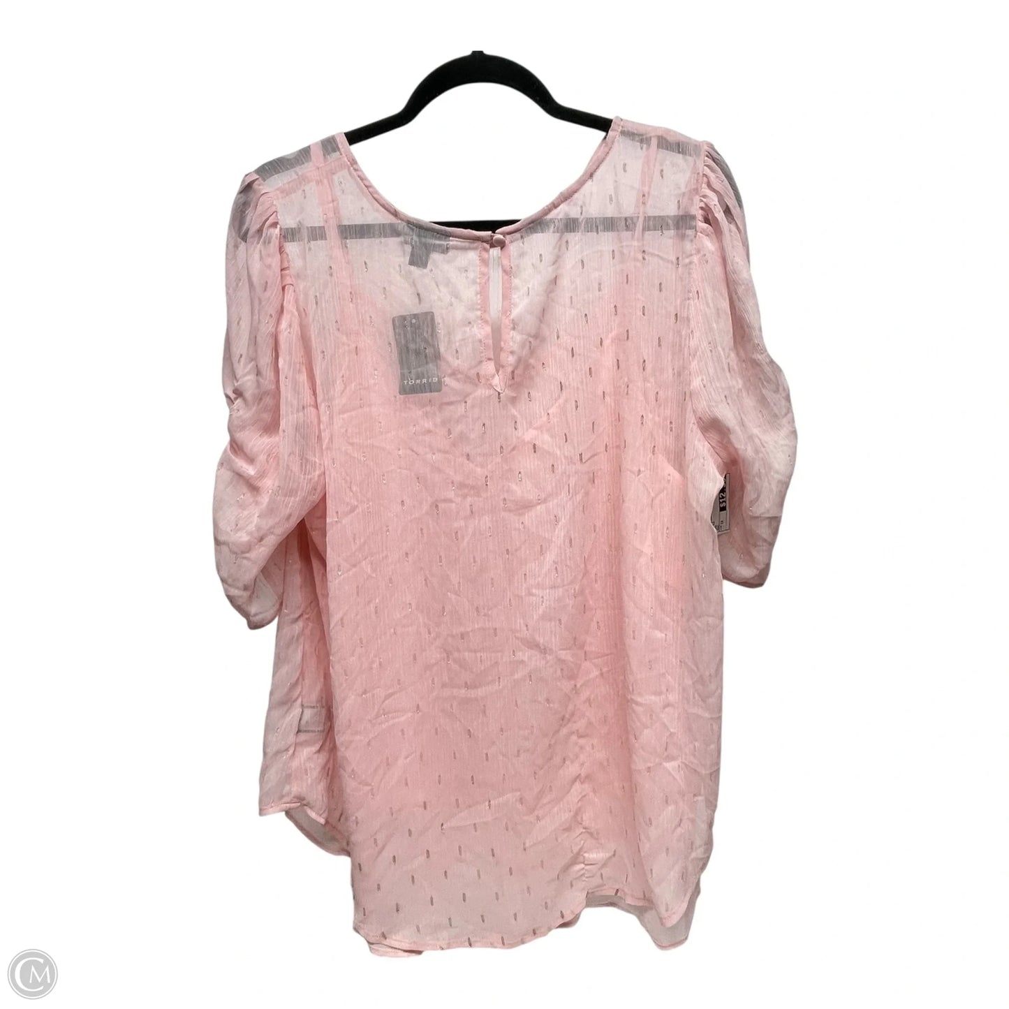 Top Long Sleeve By Torrid In Pink, Size: 1x