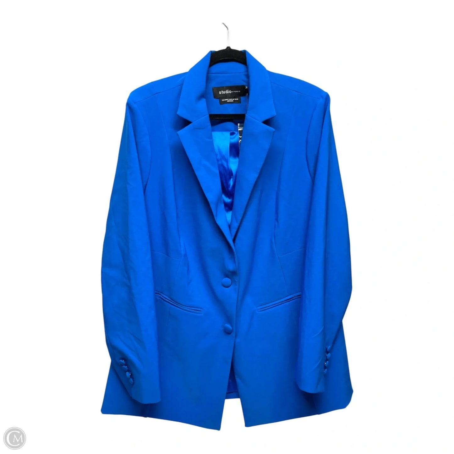 Blazer By Torrid In Blue, Size: 1x
