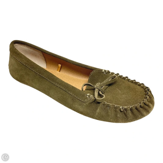 Shoes Flats By Lucky Brand In Green & Tan, Size: 8