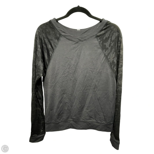 Athletic Top Long Sleeve Crewneck By Lululemon In Black, Size: S