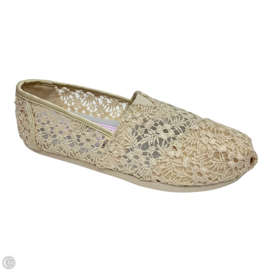 Shoes Flats By Toms In Beige, Size: 6