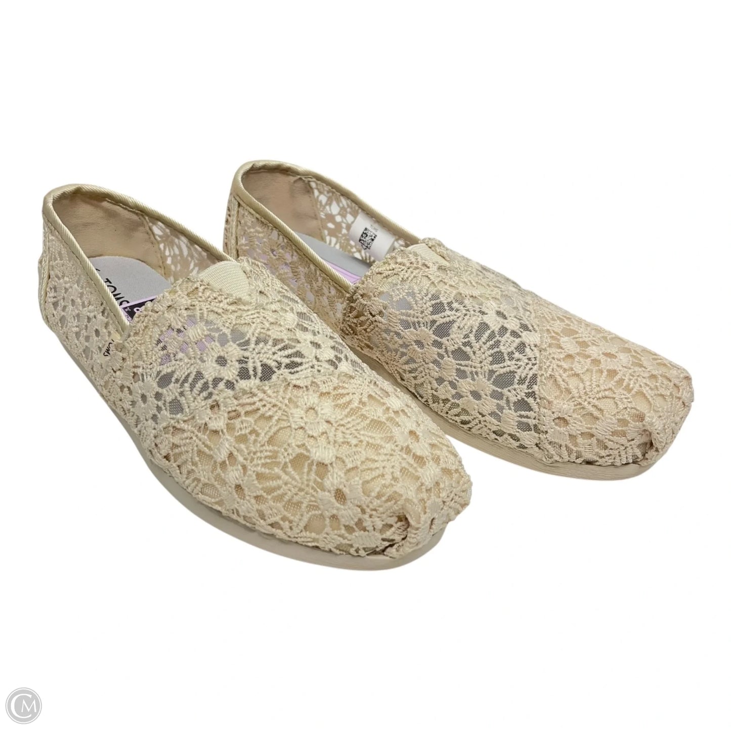 Shoes Flats By Toms In Beige, Size: 6