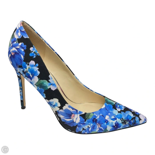 Shoes Heels Stiletto By Nine West In Blue, Size: 10