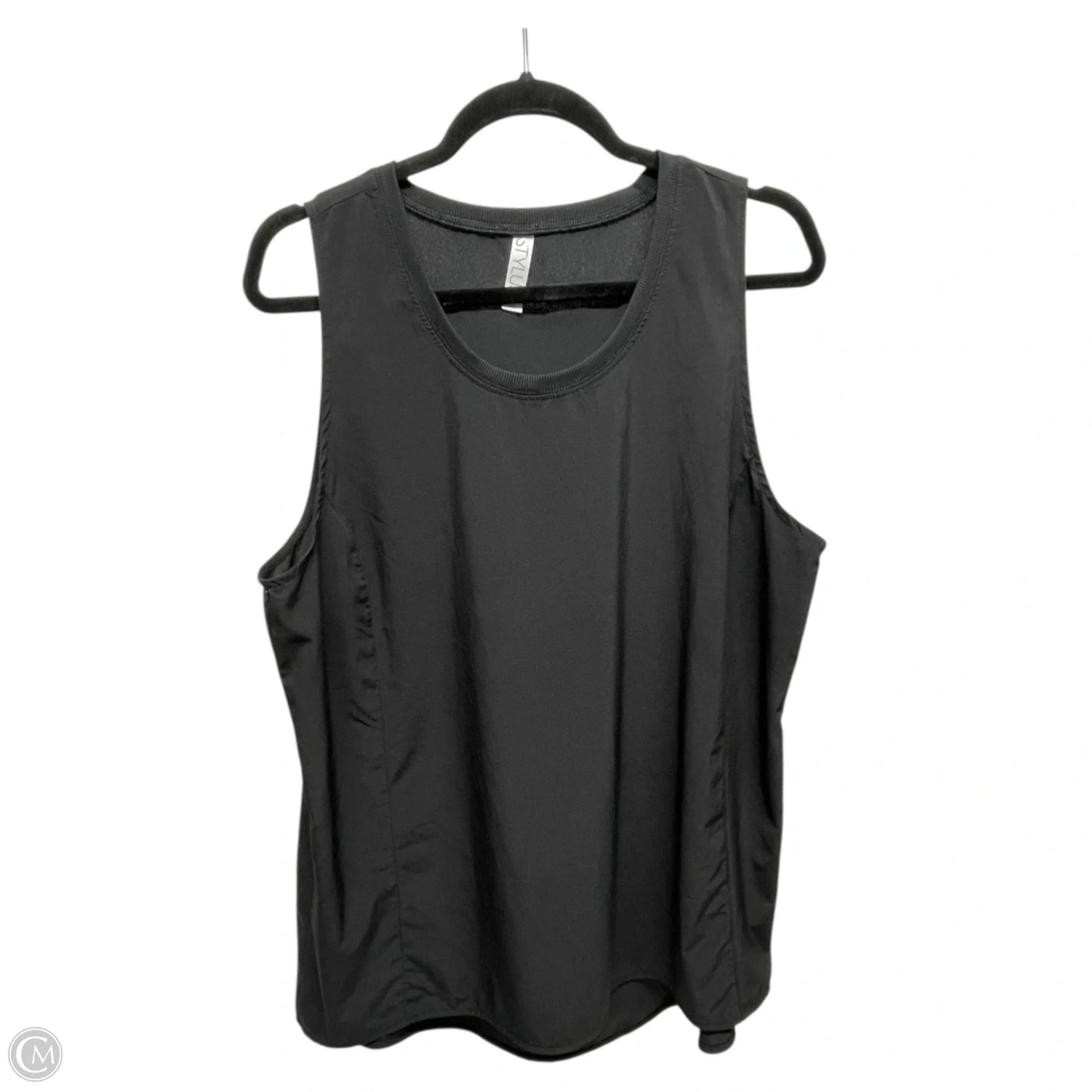 Top Sleeveless Basic By Stylus In Black, Size: Xl